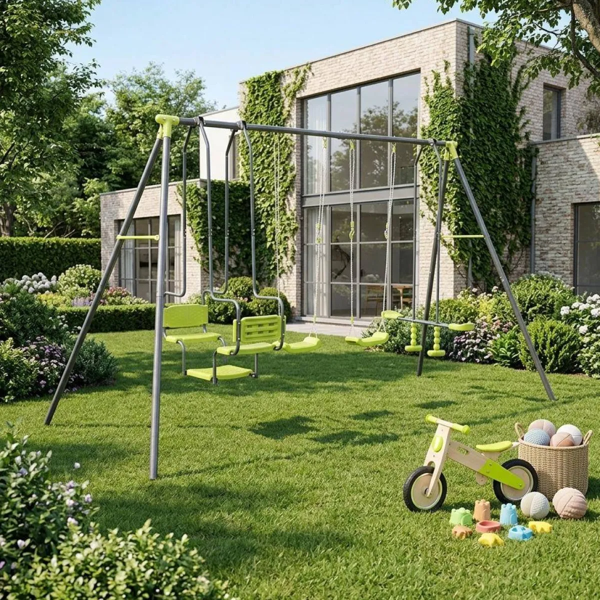 sweeek Altalena da giardino a 6 posti