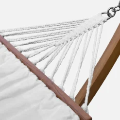 sweeek Amaca in legno con telo in cotone