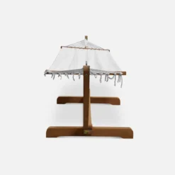 sweeek Amaca in legno con telo in cotone