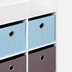 sweeek Armadio contenitore per cameretta dei bambini con 6 cestini