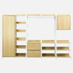 sweeek Armadio guardaroba con 4 elementi