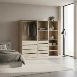 sweeek Armadio guardaroba modulare, 3 elementi