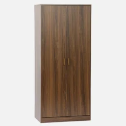 sweeek Armadio in legno 1 asta appendiabiti, 2 ante