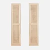 sweeek Armadio spogliatoio in legno e canna, 1 anta, 5 ripiani