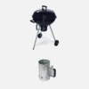 sweeek Barbecue a carbone, griglia e affumicatore con ruote e ciminiera di accensione, Ø57cm