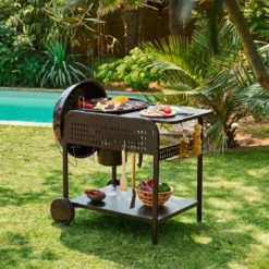 sweeek Barbecue a carbonella con carrello, Ø53cm