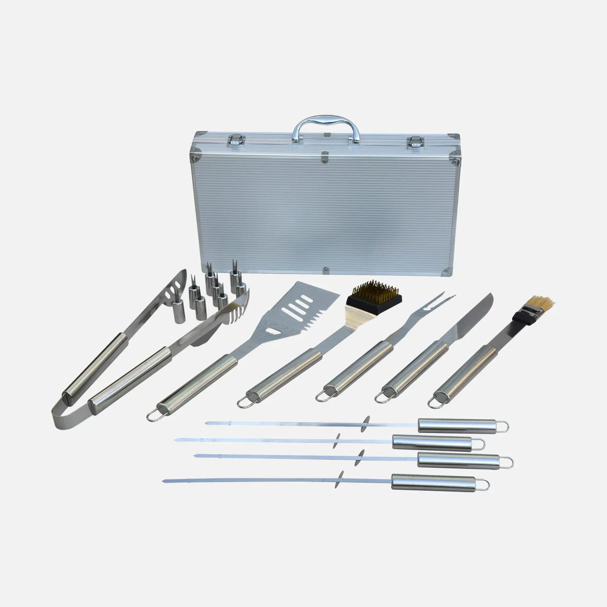 sweeek Barbecue a carbonella con valigetta per utensili