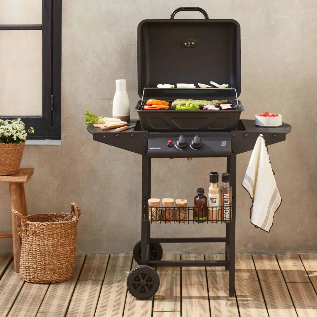 sweeek Barbecue a gas a 2 bruciatori