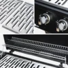 sweeek Barbecue a gas a 4 bruciatori con fuoco laterale