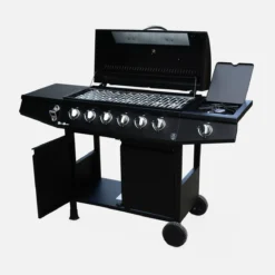 sweeek Barbecue a gas a 6 bruciatori con fuoco laterale