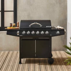 sweeek Barbecue a gas a 6 bruciatori con fuoco laterale