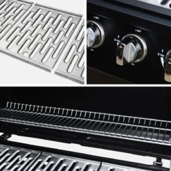 sweeek Barbecue a gas a 6 bruciatori con fuoco laterale