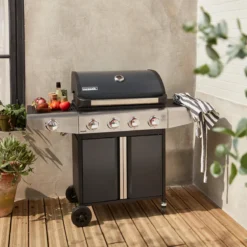 sweeek Barbecue a gas a 4 bruciatori con fuoco laterale
