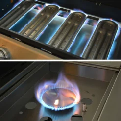 sweeek Barbecue a gas a 5 fuochi con 1 bruciatore laterale