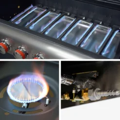 sweeek Barbecue a gas con 6 bruciatori + 1 laterale