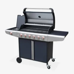 sweeek Barbecue a gas con 6 bruciatori + 1 laterale