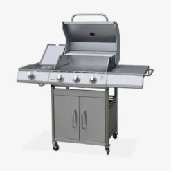 sweeek Barbecue a gas con 4 bruciatori di cui 1 laterale