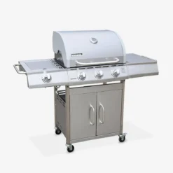 sweeek Barbecue a gas con 4 bruciatori di cui 1 laterale
