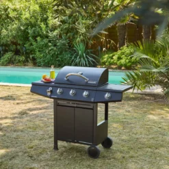 sweeek Barbecue a gas con 3 bruciatori e 1 bruciatore laterale