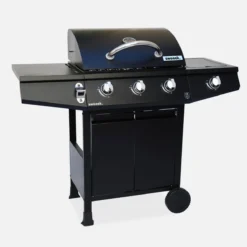 sweeek Barbecue a gas con 3 bruciatori e 1 bruciatore laterale