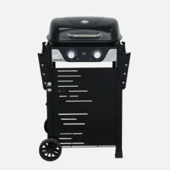 sweeek Barbecue elettrico 2 bruciatori, acciaio smaltato 2300W