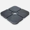 sweeek Base per ombrellone set di 4 lastre quadrate