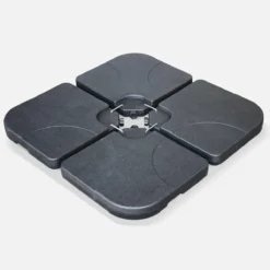 sweeek Base per ombrellone set di 4 lastre quadrate
