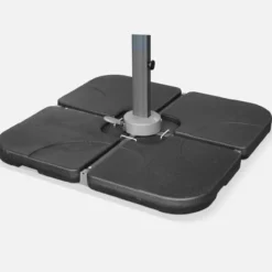 sweeek Base per ombrellone set di 4 lastre quadrate