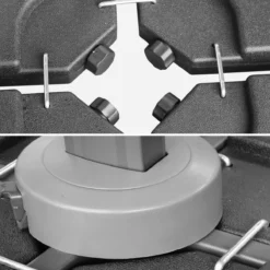 sweeek Base per ombrellone set di 4 lastre quadrate