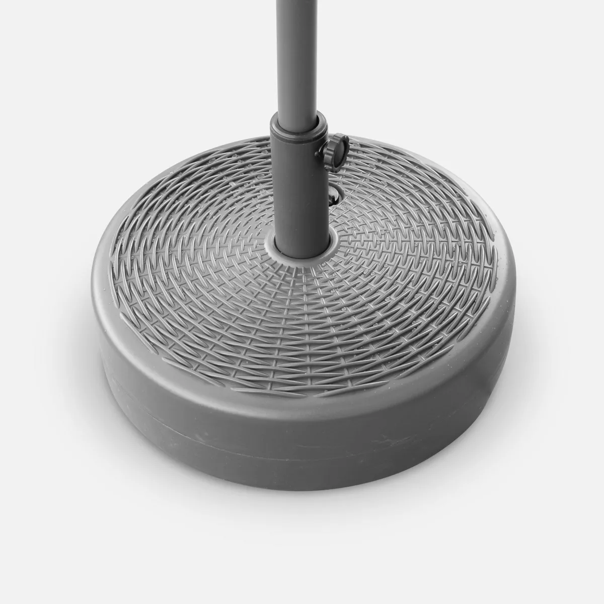 sweeek Base riempibile rotonda per ombrellone con palo centrale