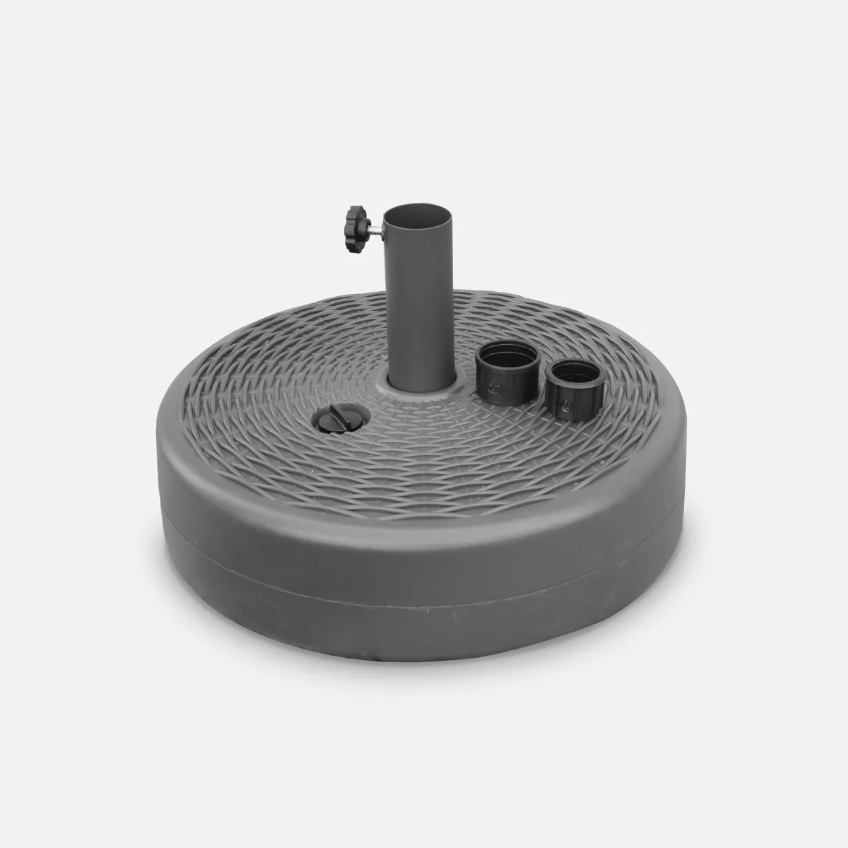 sweeek Base riempibile rotonda per ombrellone con palo centrale