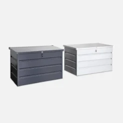 sweeek Baule da giardino in metallo, 285L