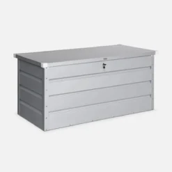 sweeek Baule da giardino in metallo, 385L