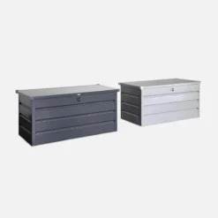 sweeek Baule da giardino in metallo, 385L