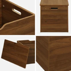 sweeek Baule, effetto legno tinto noce