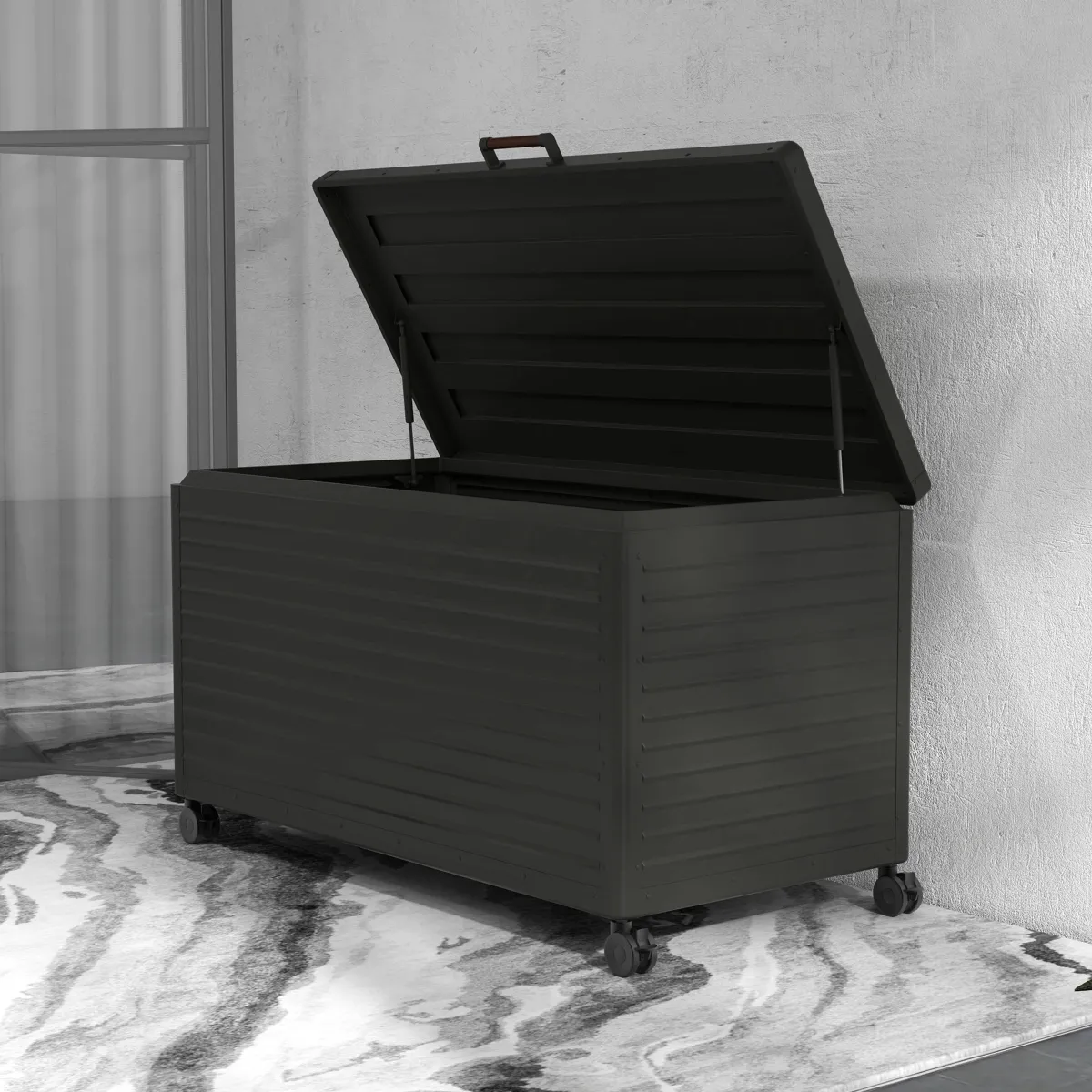 sweeek Box da giardino in alluminio 500L