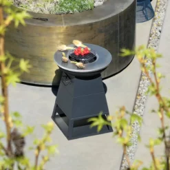 sweeek Braciere barbecue con vano portaoggetti, Ø59cm