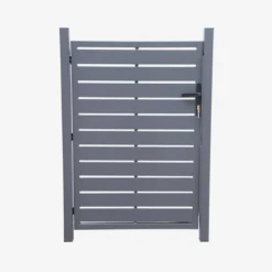 sweeek Cancello da giardino in alluminio con serratura e maniglia, 100cm