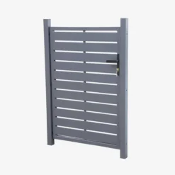 sweeek Cancello da giardino in alluminio con serratura e maniglia, 100cm