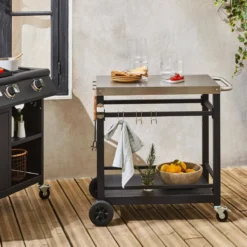 sweeek Carrello da cucina da esterno per barbecue