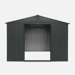 Casetta da giardino in metallo con kit di ancoraggio, 5.9m²
