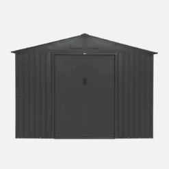 Casetta da giardino in metallo con kit di ancoraggio, 5.9m²