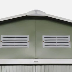 sweeek Casetta da giardino in metallo con kit di ancoraggio, 5.9m²