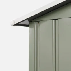 sweeek Casetta da giardino in metallo con kit di ancoraggio, 5.9m²