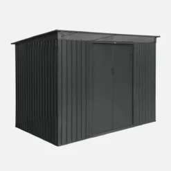 sweeek Casetta da giardino in metallo 4,85m2 con lucernario