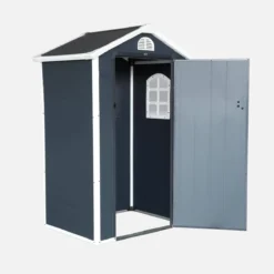 sweeek Casetta da giardino in plastica, struttura in alluminio, 1.39m²