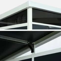 sweeek Casetta da giardino in plastica con struttura in alluminio, 4.55m²