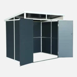 sweeek Casetta da giardino in plastica con struttura in alluminio, 4.55m²