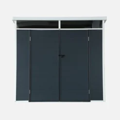 sweeek Casetta da giardino in plastica con struttura in alluminio, 4.55m²