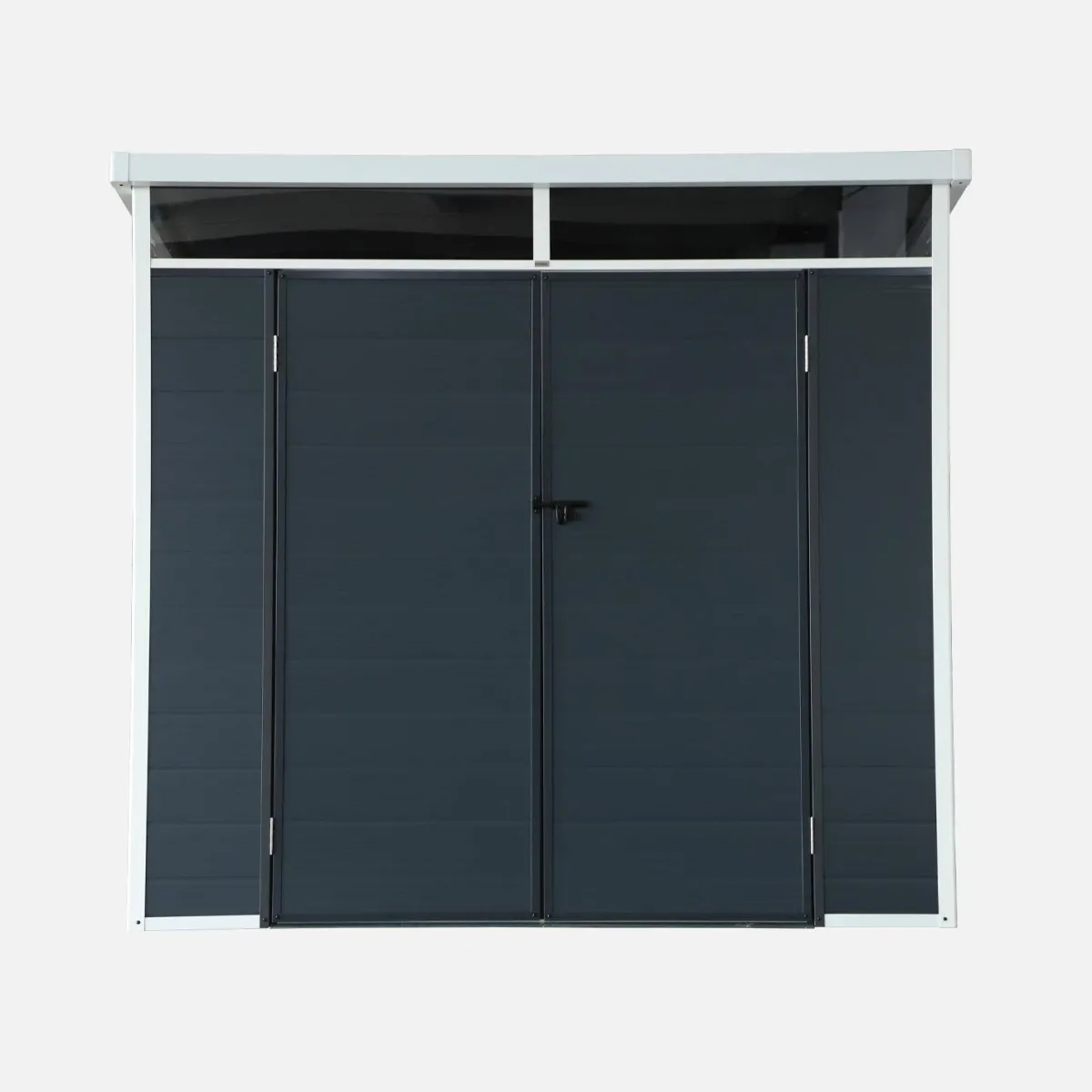 sweeek Casetta da giardino in plastica con struttura in alluminio, 4.55m²